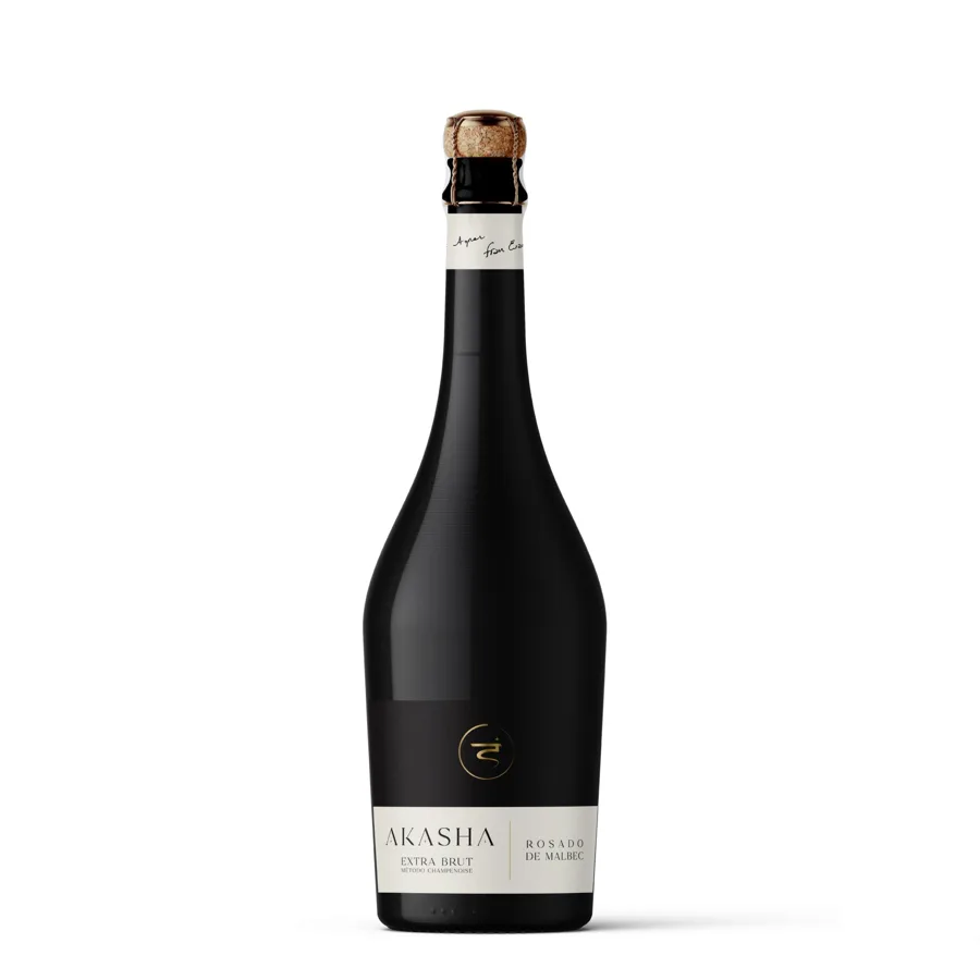 Akasha Cuvée Extra Brut · Rosado de Malbec